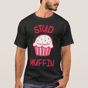 T-shirt Cute Love Heart Stud Muffin Saint Valentin