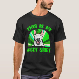 T-shirt Cute Lucky Bull Terrier Happy St Patricks Day Fami