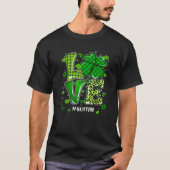T-shirt Cute Lucky Guitar Shamrock irlandais Happy St patr (Devant)