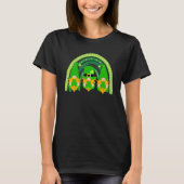 T-shirt Cute Lucky Rainbow Gnome Happy St Patricks Day Fam (Devant)