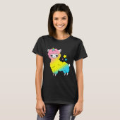 T-shirt Cute Magique Llama Unicorn Llamacorn (Devant entier)