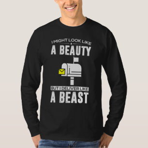 T-shirt Cute Mail Lady Mail Carrier Postal Worker Uniform