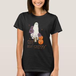 T-shirt Cute mais Déplaisant mignet fantôme et Jack-o'-lan