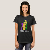 T-shirt Cute Maltese Dog Lover Mardi Gras Party Jester Mas (Devant entier)