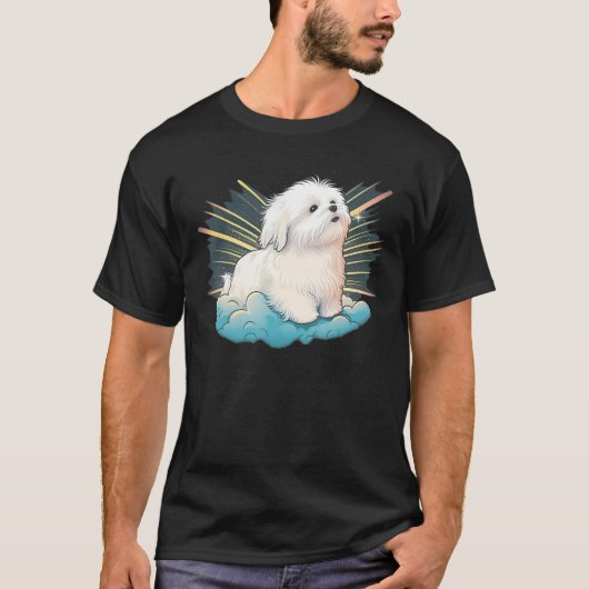 T-shirt Cute Maltese Dog on Maltese dog 6 (Devant)