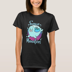 T-shirt Cute Manat Vintage Unisex