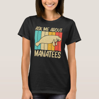 T-shirt Cute Manatee For Men Women Sea Cow Dugong Manatee 