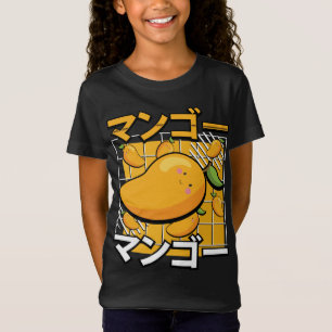 T-Shirt Cute Mango Fruit Kawaii Anime japonais rétro