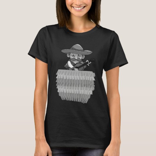 T-shirt Cute Mariachi In Pocket Cinco De Mayo Men Women (Devant)