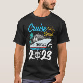 T-shirt Cute Matching Family Cruise Squad 2023 Brother Cru (Devant)