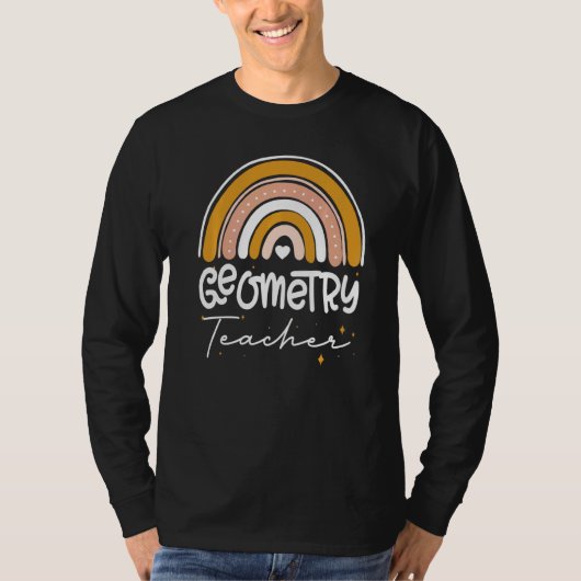T-shirt Cute Math Coach Teacher Mathematical Geometry Teac (Devant)
