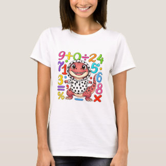 T-shirt Cute Maths Monster Numbers pour Enfants