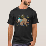 T-shirt Cute Menorah Hanoukka Sloth Chanukah<br><div class="desc">La Cute Menorah Hanoukka Sloth Chanukah Shirt</div>