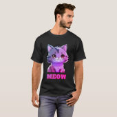 T-shirt Cute Meow (Devant entier)