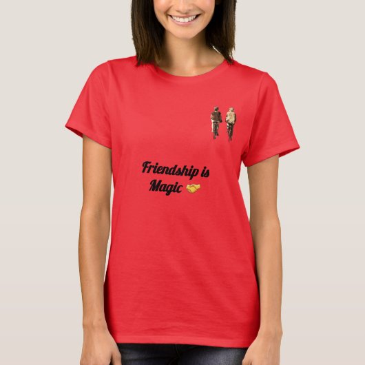 T-Shirt -Cute Minimal Graphic Tee (Voorkant)