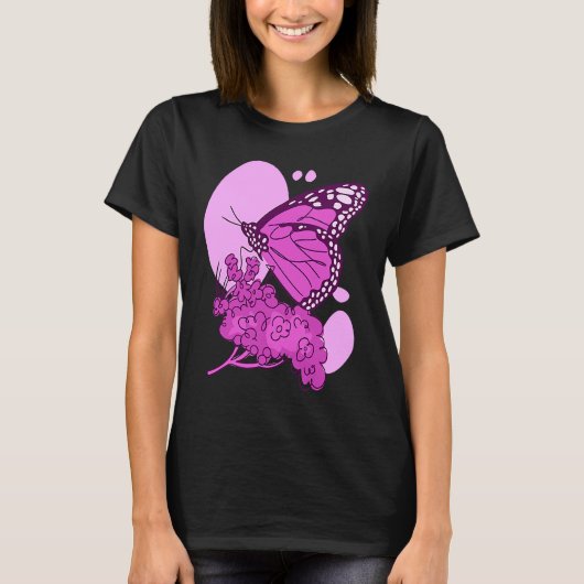 T-shirt Cute Monarch Butterfly for Women (Devant)