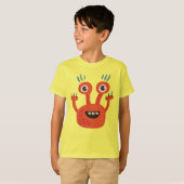 T-shirt Cute Monster Kawaii Créature (Devant entier)