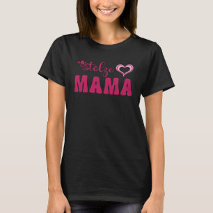 T-shirt Cute Motheru2019s Jour Amour Coeur Femmes Stolze M