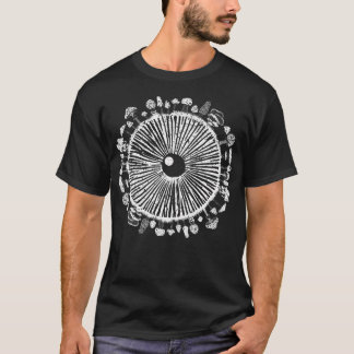 T-shirt Cute Mushroom Eye Mycology Forager Magic Spore Pri