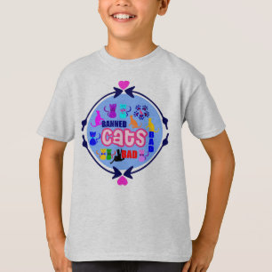 T-shirt 😻 🐾 ↷ Cute Naughty Cat Family