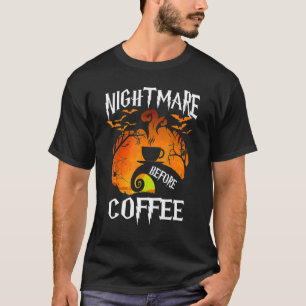 T-shirt Cute Nightmare Avant Halloween Café