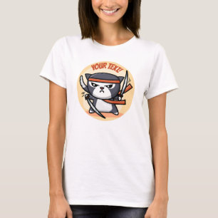 T-shirt Cute Ninja Cat