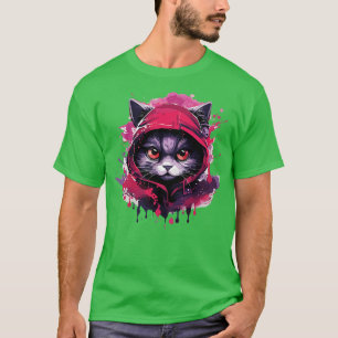 T-shirt Cute ninja cat 1