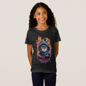 T-Shirt Cute Ninja Cat Warrior Design (Devant entier)