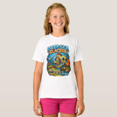 T-shirt Cute Ocean Adventure Humor, Funny Sloth Diving art (Devant entier)