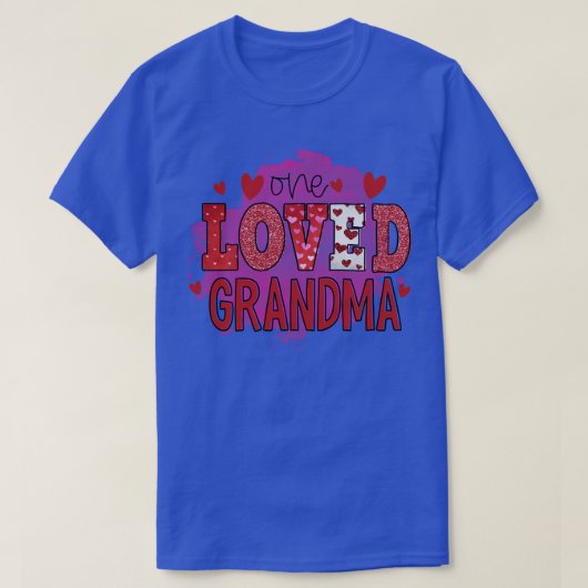 T-shirt Cute One Love Grand-Mère Design (Design devant)