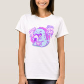 T-shirt Cute Onigiri Dinosaur (Devant)