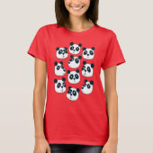 T-shirt Cute ours Panda (Devant)