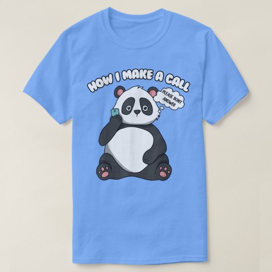 T-shirt Cute ours Panda (Design devant)