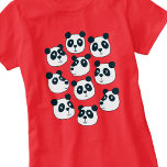 T-shirt Cute ours Panda<br><div class="desc">Des petits panda-ours amusants pour faire sourire n'importe quel amoureux des animaux soucieux de la conservation. Art original de Nic Squirrell.</div>