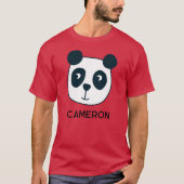 T-shirt Cute Ours Panda Personnalisé (Devant)