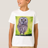 T-shirt Cute Owl (Devant)