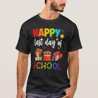 T-shirt Cute Owl Joyeux Joyeux Jour De L'Enseignant Étudia