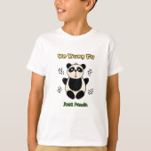 T-shirt Cute panda (Devant)