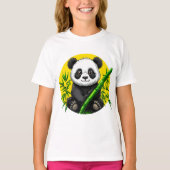 T-shirt Cute panda (Devant)