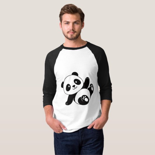 T-shirt cute panda (Devant entier)