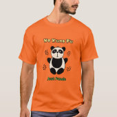 T-shirt Cute panda (Devant)