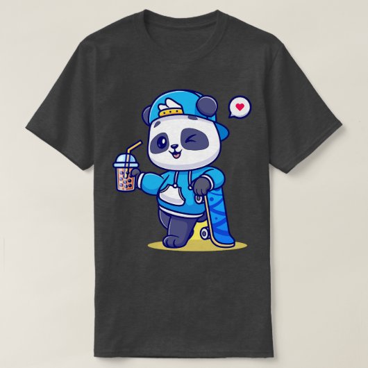 T-shirt Cute Panda 11 (Design devant)