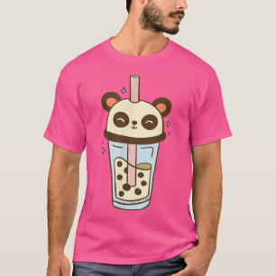 T-shirt Cute Panda Bubble Tea Kawaii Outfit Bubble Tea
