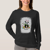 Cute Panda Bunny Oeufs Chasse Oeuf Coloré Joyeux O