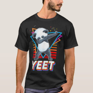 T-shirt Cute panda dab danse drôle Dabing panda bear Retr