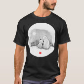T-shirt Cute Panda Et Amoureux des animaux Ours Polaire (Devant)
