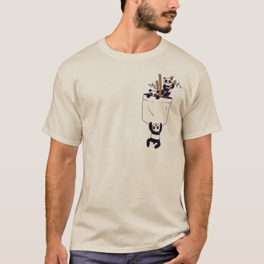 T-shirt Cute Panda Squad (Devant)