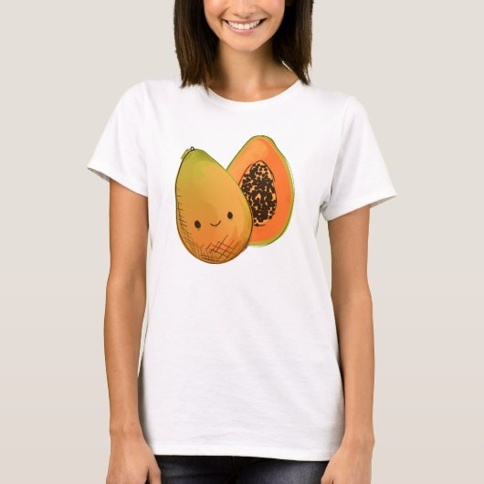 T-shirt Cute Papaya (Devant)