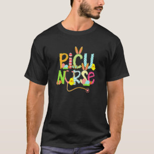 T-shirt Cute Pâques Picu Nurse Bunny Oreilles Joyeux OEuf