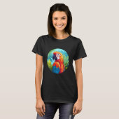 T-shirt Cute Parrot Bird Parrot Motif Birds Parrot 1 (Devant entier)